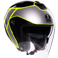 AGV IRIDES MULTI DAVAO NEGRO/ GRIS/ AMARILLO FLUOR