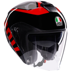 AGV IRIDES MULTI VALENZA GRIS/ NEGRO/ ROJO